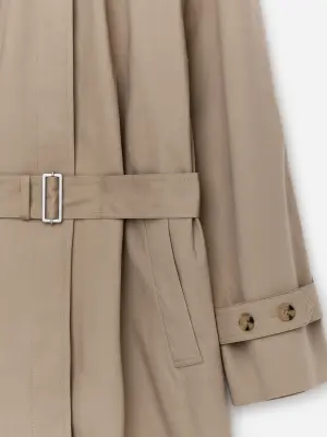 Manteau en coton - Beige — photo 1