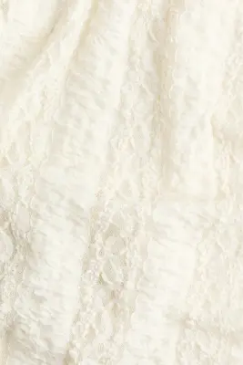 Pantalon de plage en dentelle - Crème — photo 3