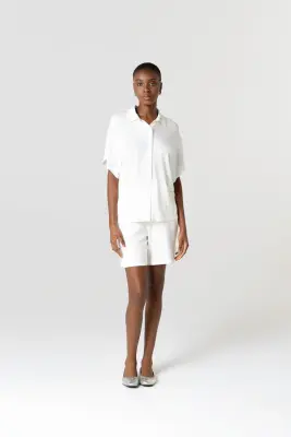 Chemise en viscose et élasthanne — photo 2