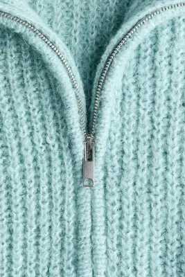 Gilet zippé - Turquoise clair — photo 5