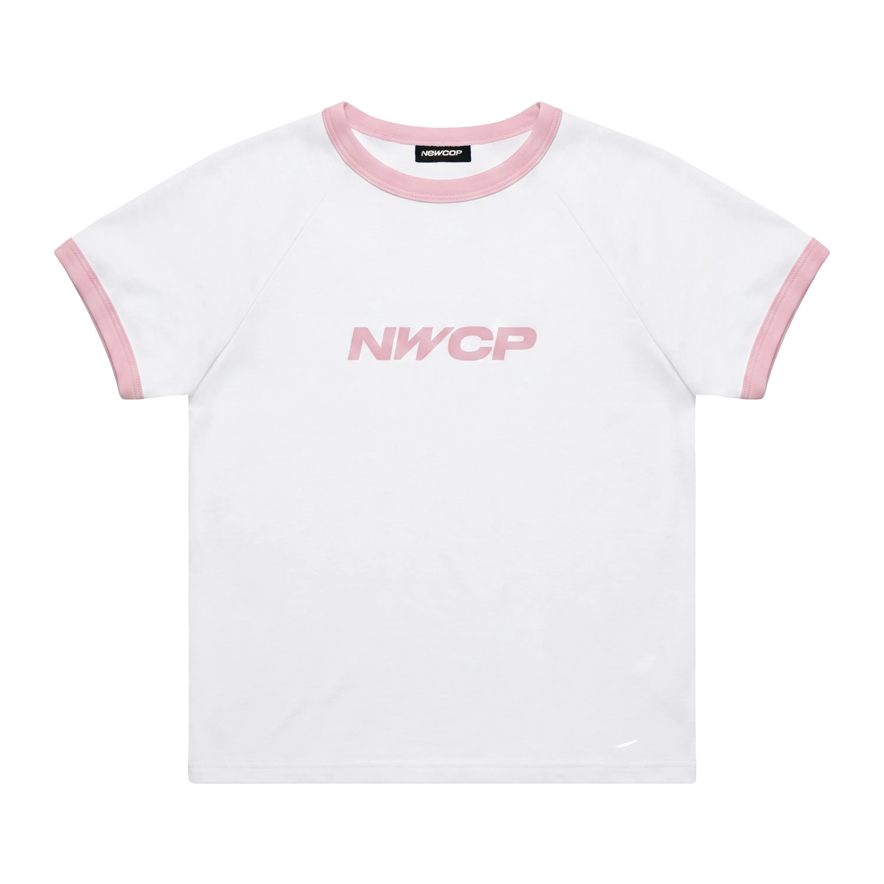 NWCP White & Pink Baby Tee