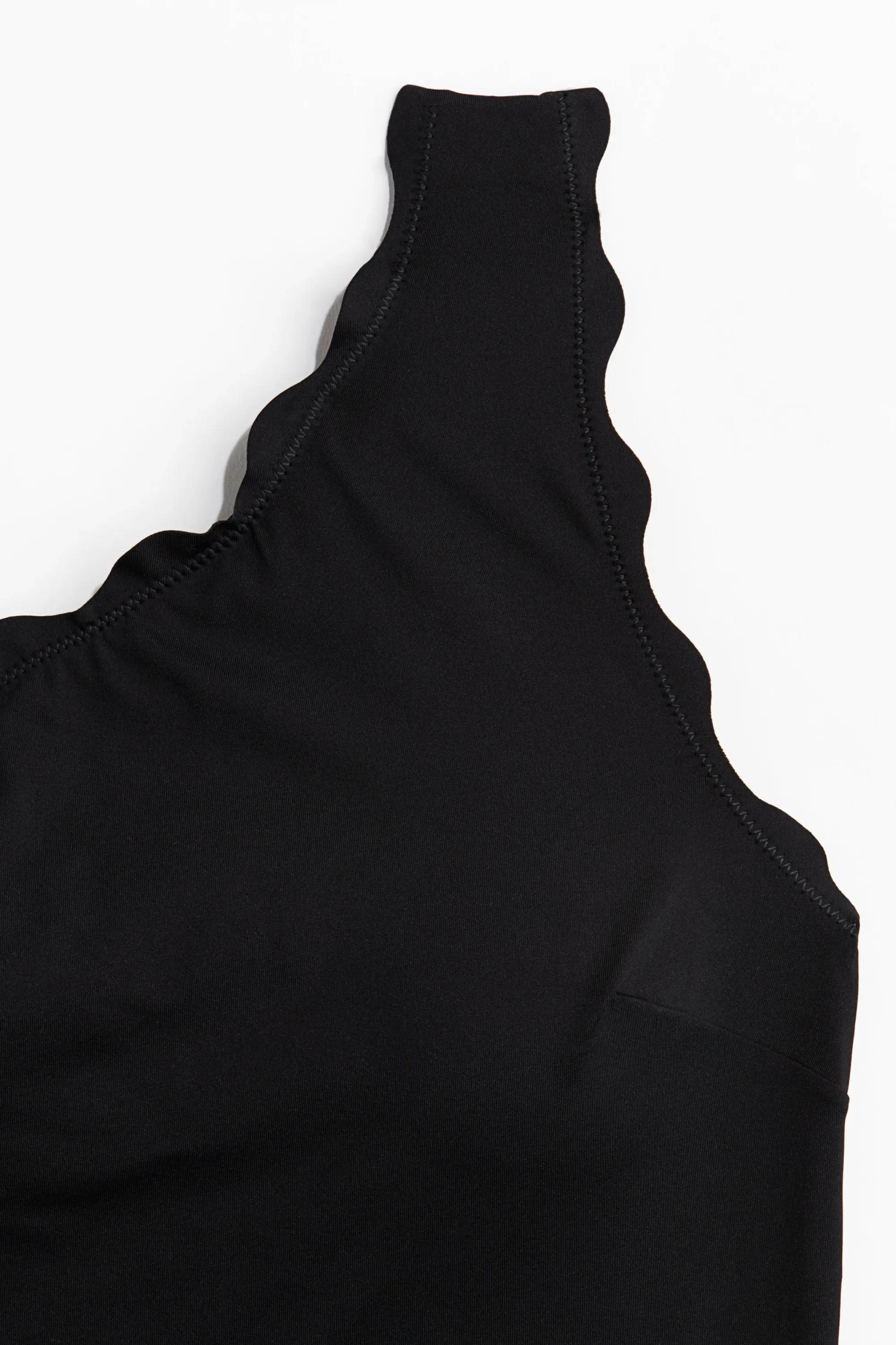 Maillot de bain asymétrique paddé - Noir