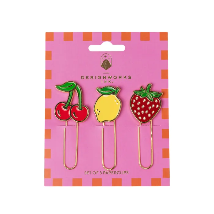 Set de 3 Trombones Fruits