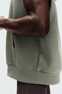 Hoodie de sport sans manches DryMove™ - Vert ancien/Solstice — photo 2