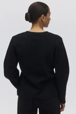 Gilet en maille - Noir — photo 3