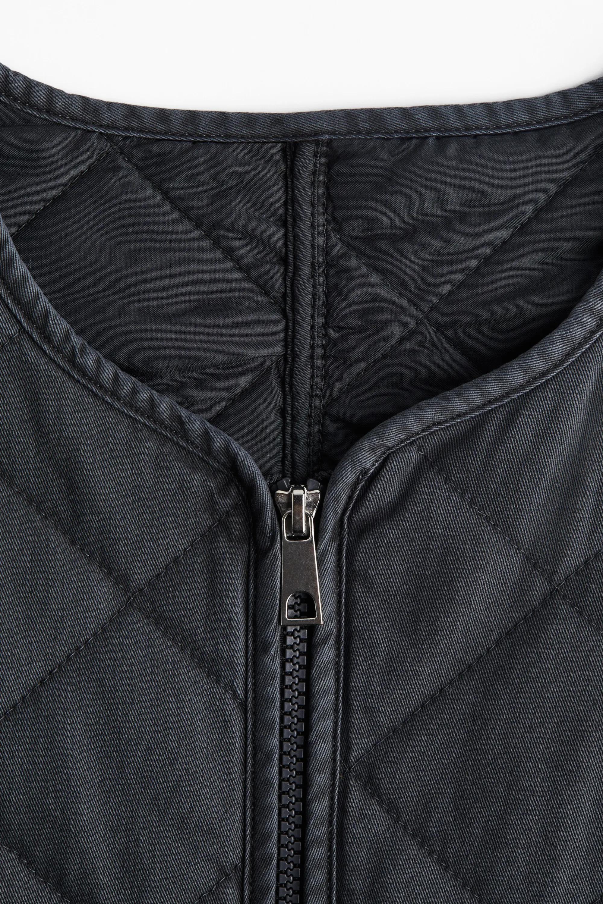 Veste matelassée en coton - Gris foncé
