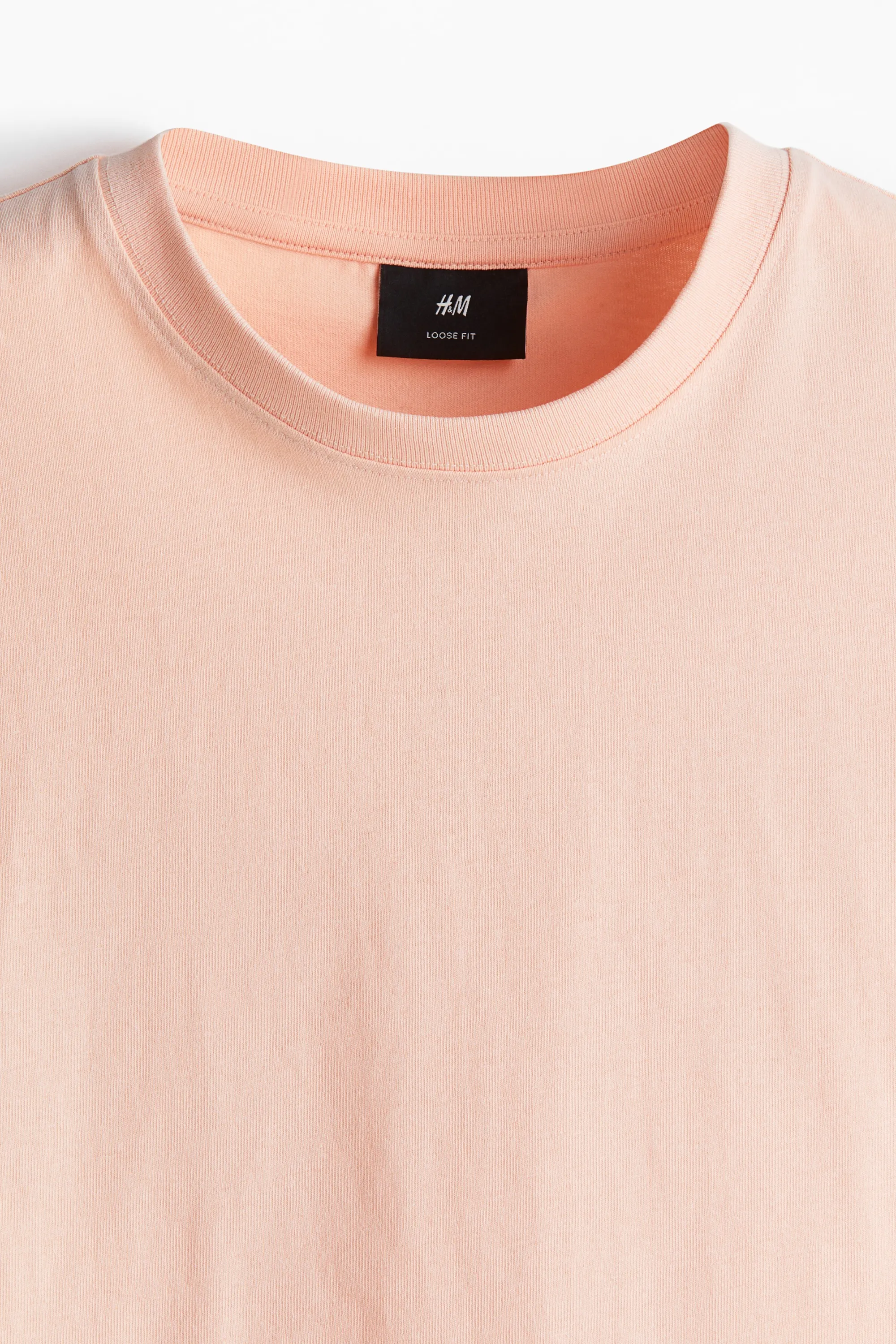 T-shirt Loose Fit - Rose pêche