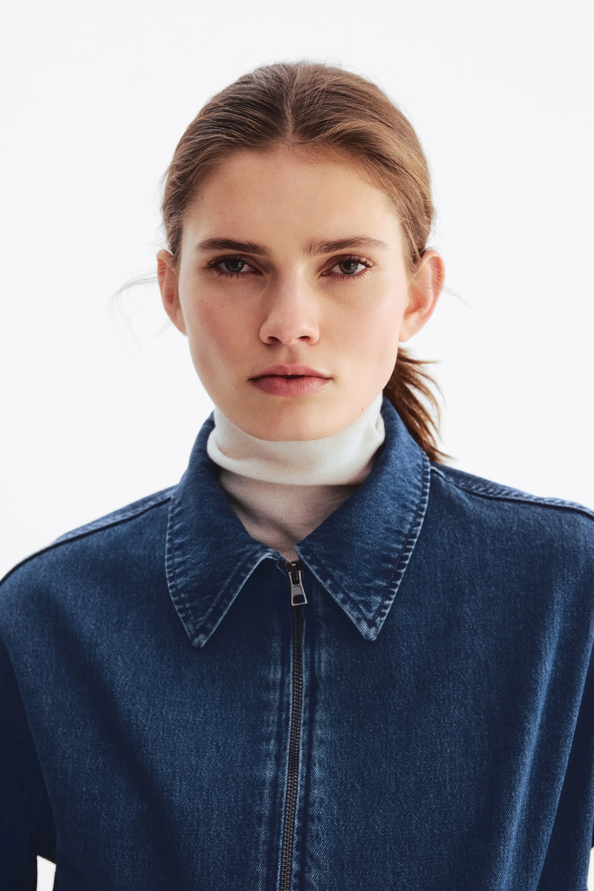 Veste oversize en denim - Bleu denim