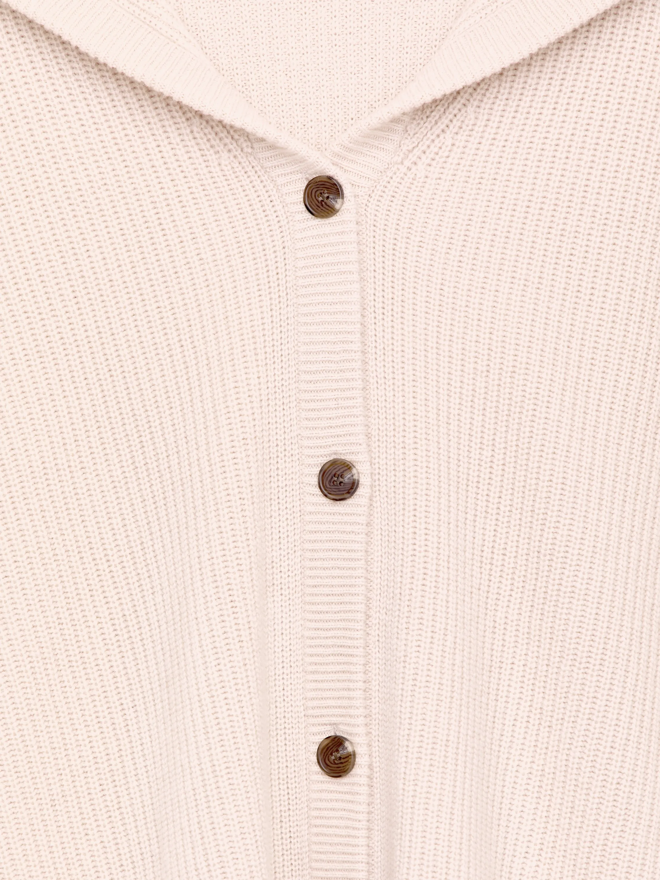 Cardigan à capuche en cachemire et laine - Beige