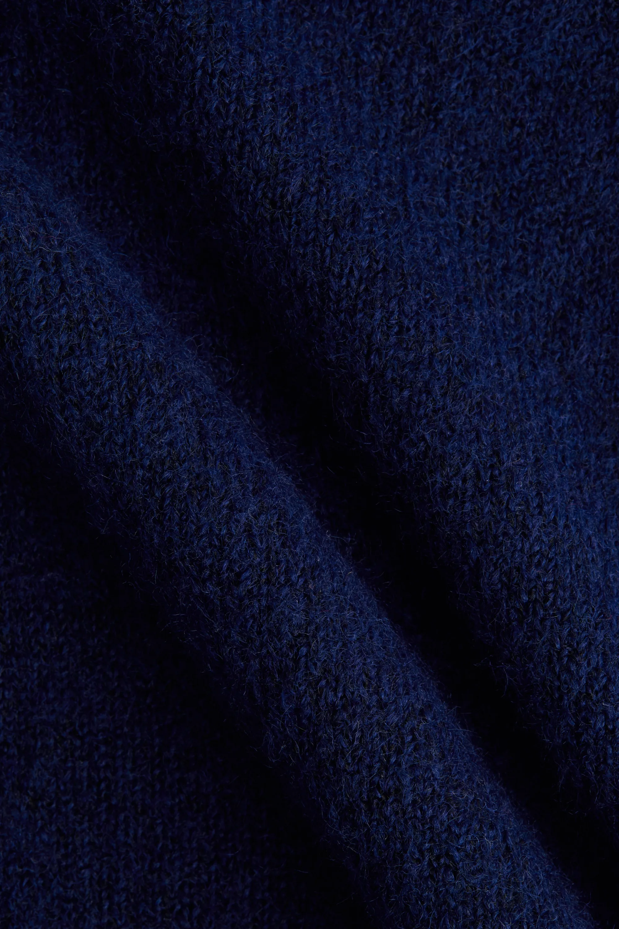 Gilet sans manches en maille - Bleu foncé