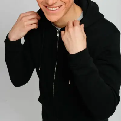 Hoodie Philippe zippé noir — photo 2