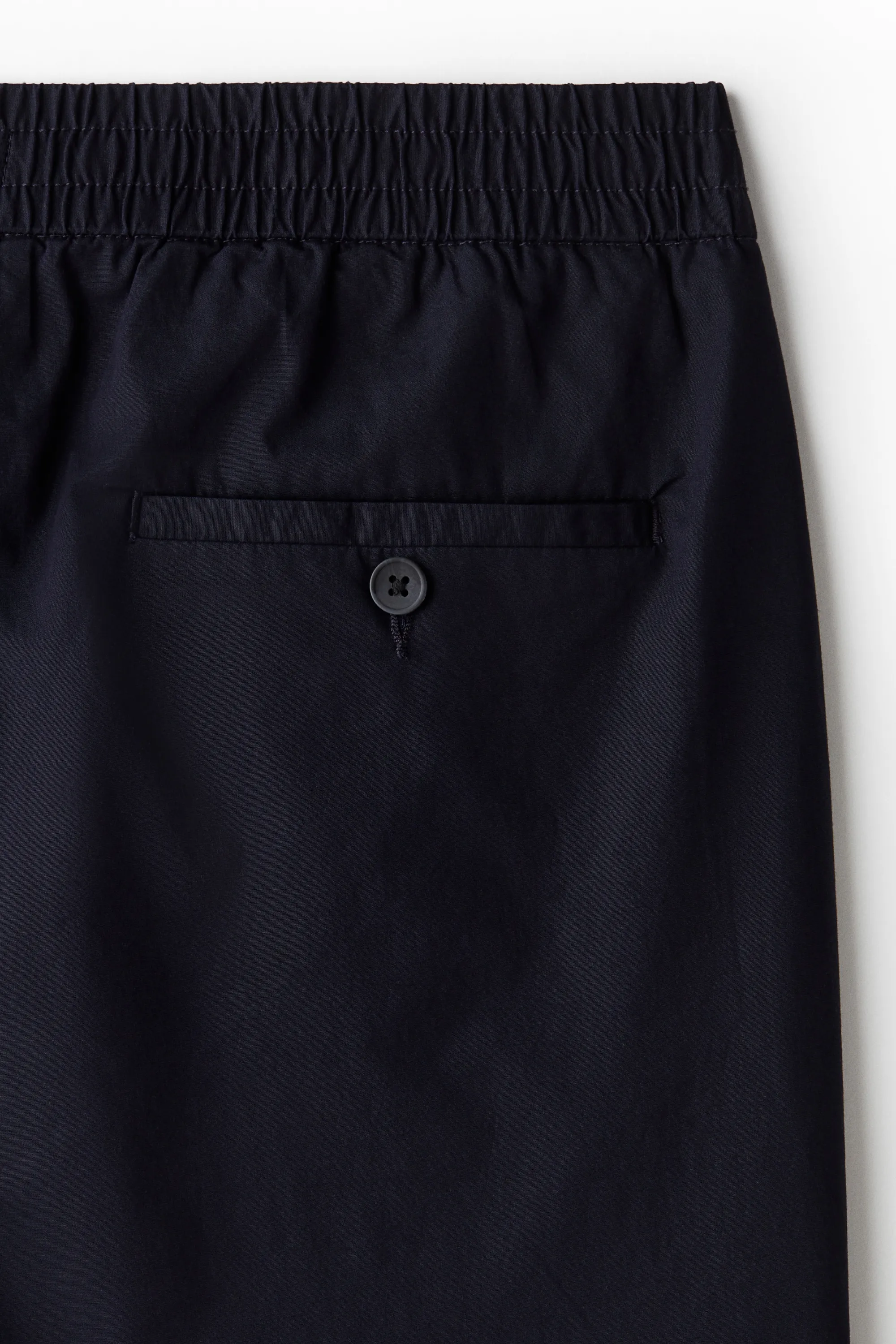 Short Relaxed Fit en popeline - Bleu marine