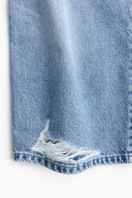 Wide Regular Jeans - Bleu denim clair — photo 4