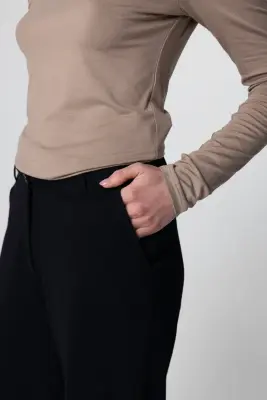 Pantalon Noir en Coton Supima — photo 5