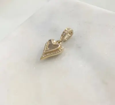 Nouveau ! ROOM SERVICE JEWELRY Charm Pendentif Coeur Passion Diamants — photo 2