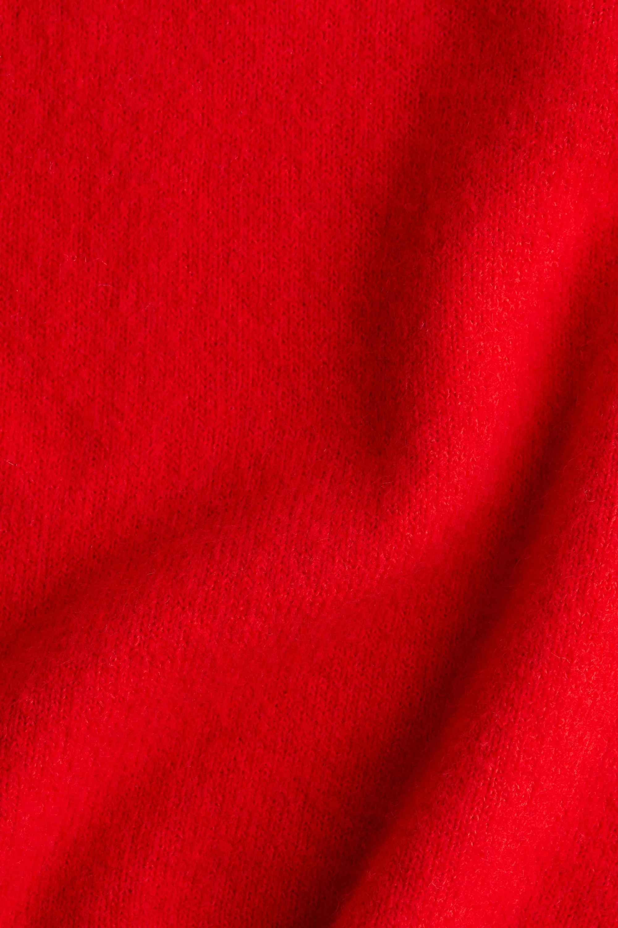 Pull sans manches avec col - Rouge