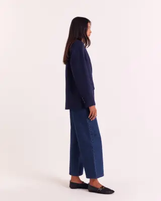Veste Judith bleu encre — photo 3
