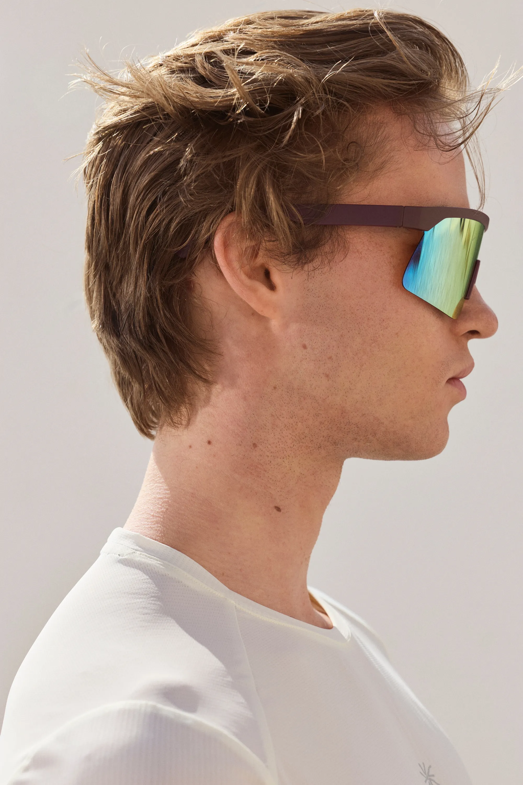 Lunettes de soleil de sport - Prune chocolat