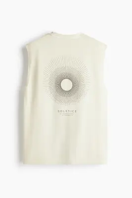 Débardeur de sport Loose Fit - Écru/Solstice — photo 4