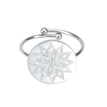 Bague ajustable en acier 608272