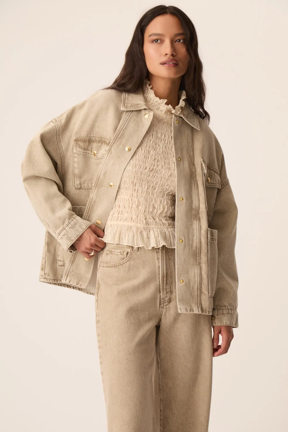 Veste Laina Argile