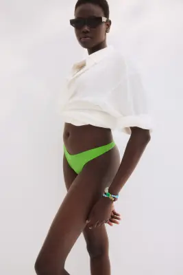 Bas de maillot string - Vert vif — photo 3