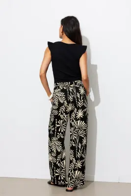 Pantalon large imprimé Femme — photo 4