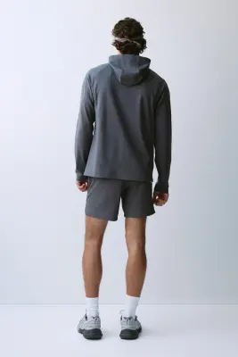 Veste de sport chaude avec capuche ThermoMove™ - Gris plomb — photo 2