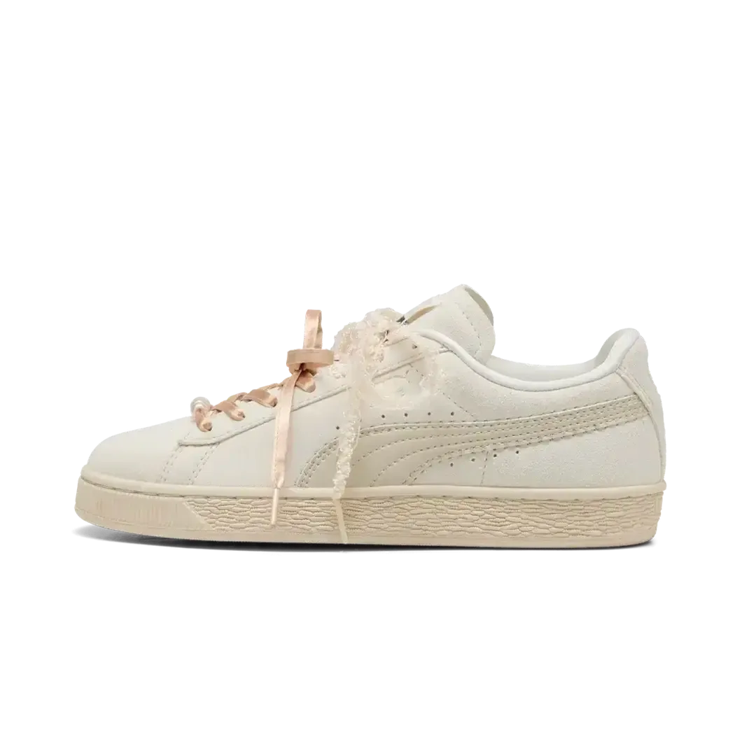 Puma Suede Bloom Mujer Frosted Ivory Silver Fog