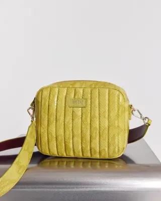 Sac César vernis embossé anis — photo 5