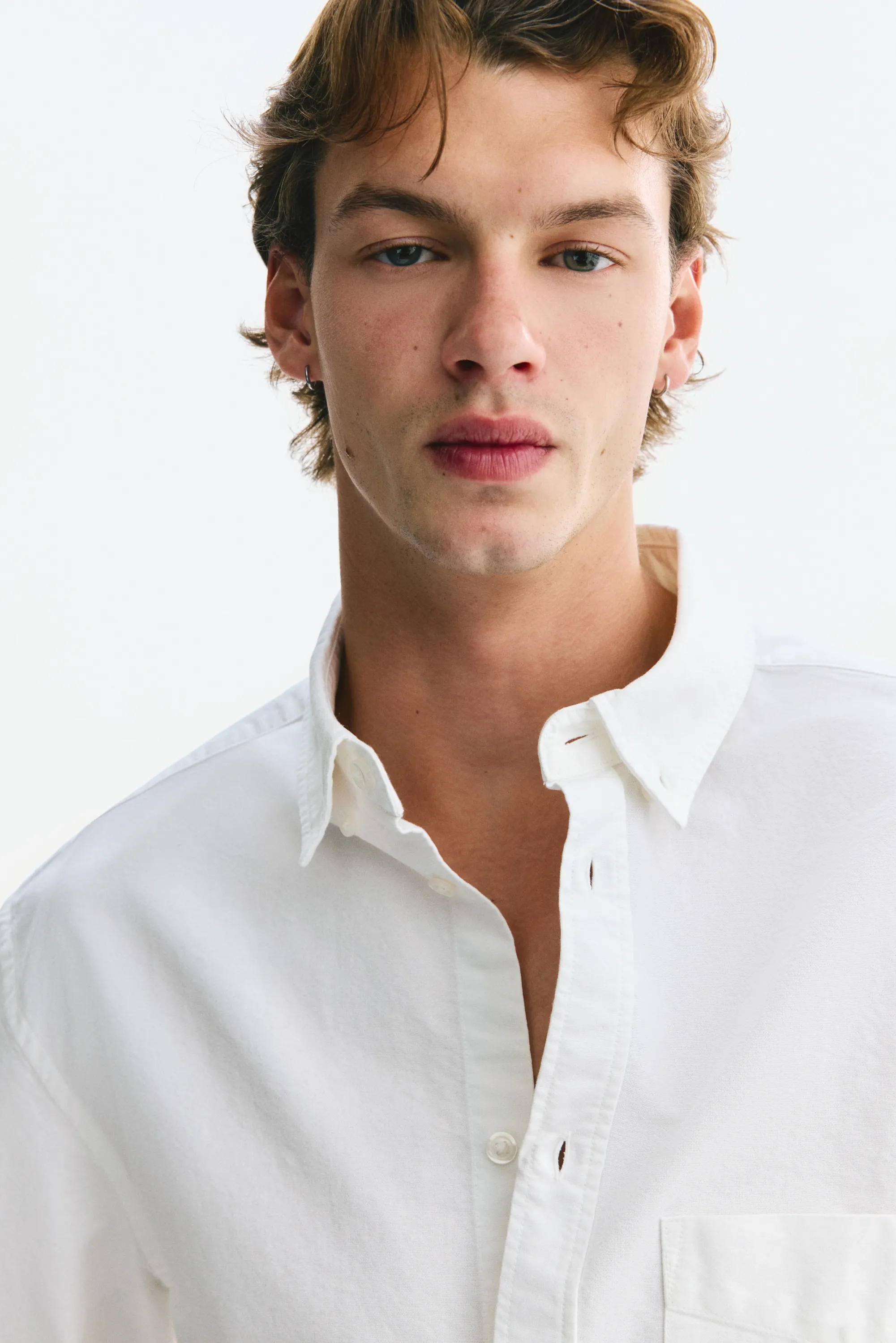 Chemise Oxford Regular Fit - Blanc