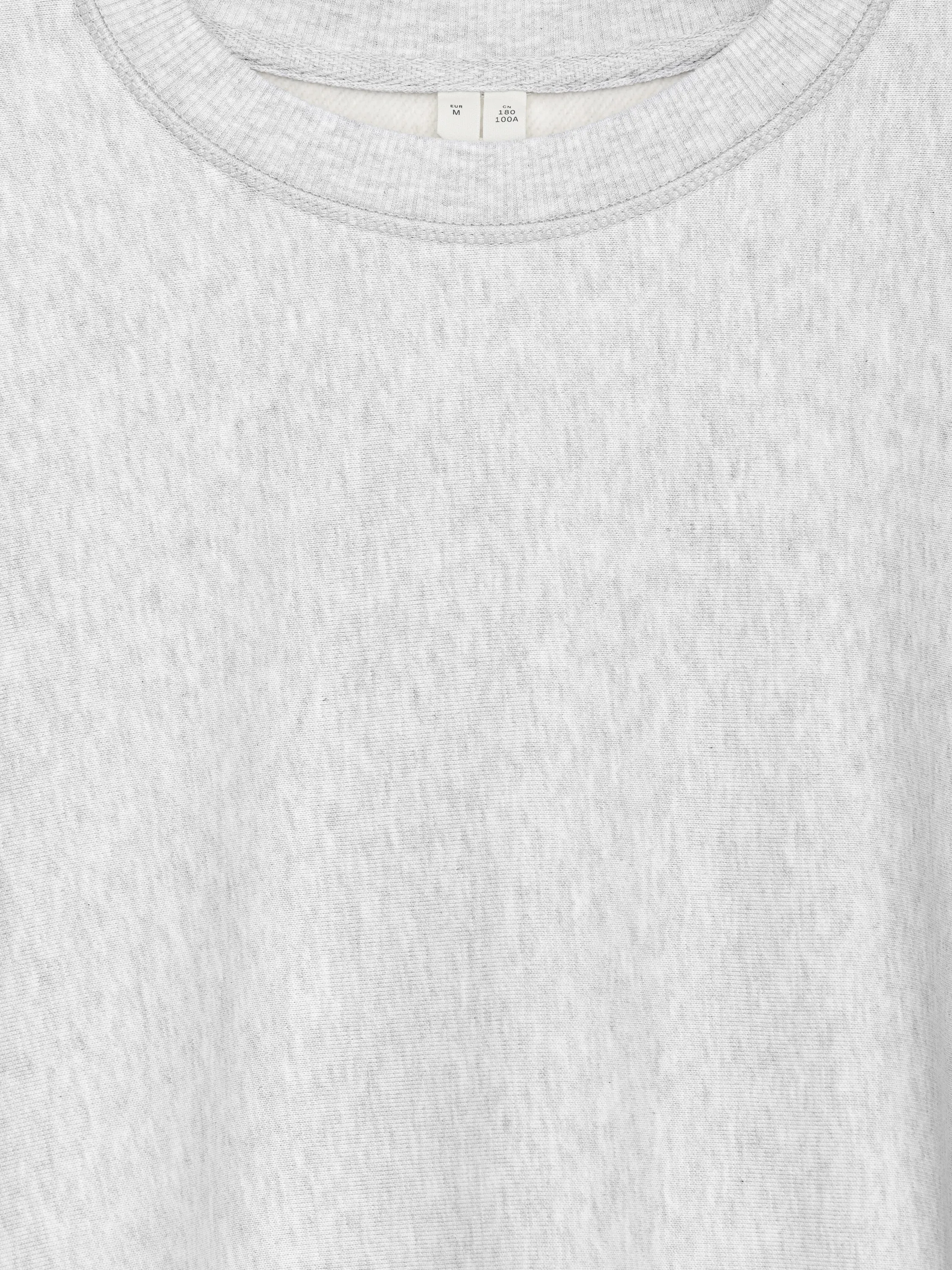 Sweat épais décontracté - Gris chiné