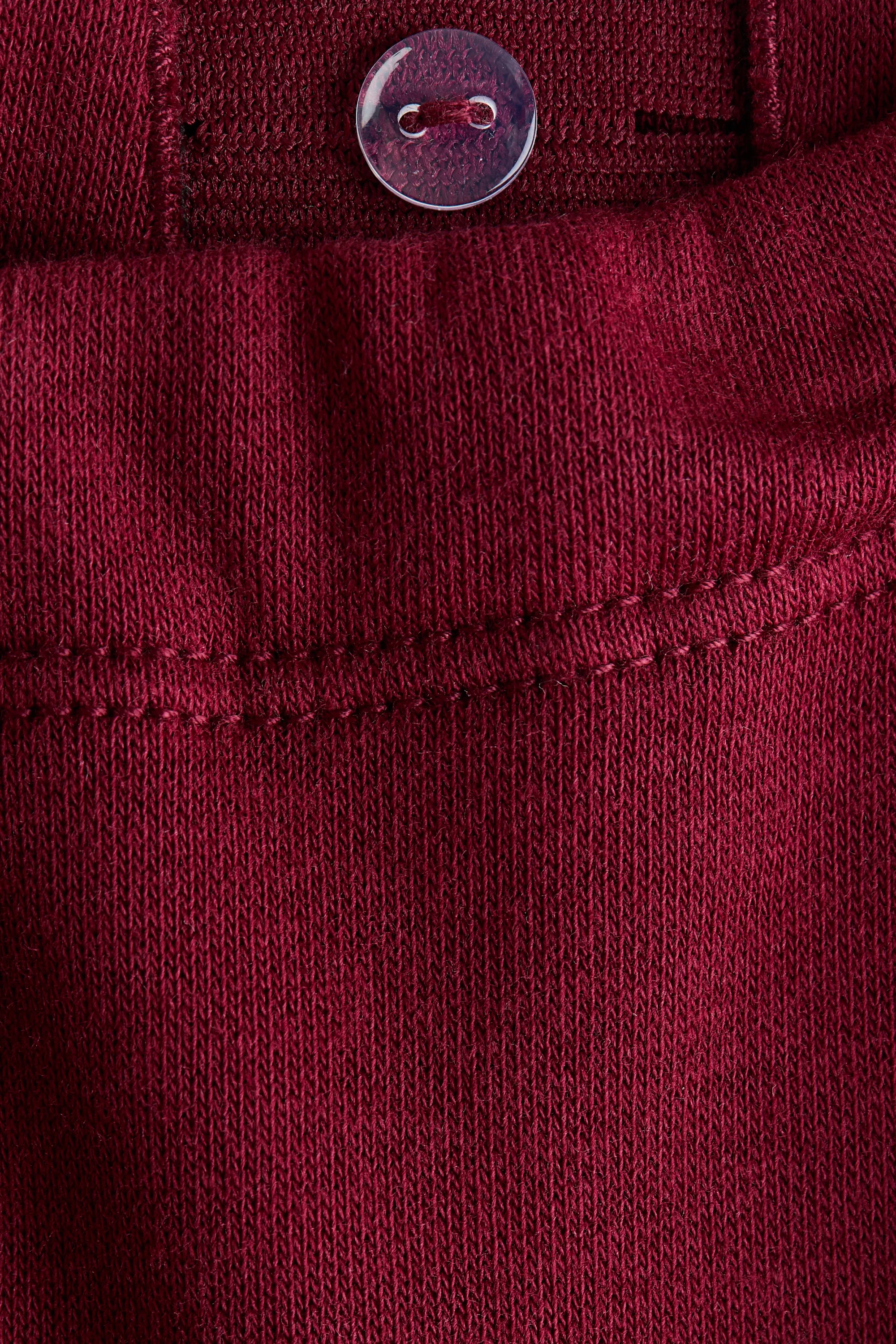 Pantalon jogger en molleton - Rouge foncé/Est. 1997