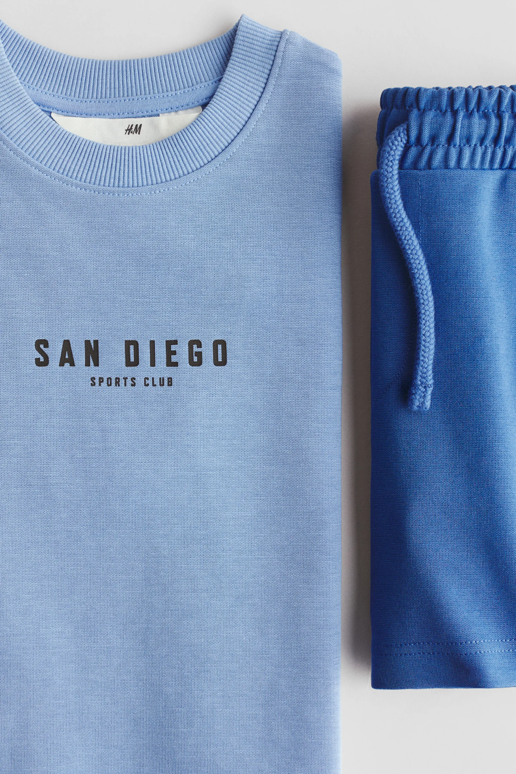Ensemble 2 pièces T-shirt et short en molleton - Bleu/San Diego