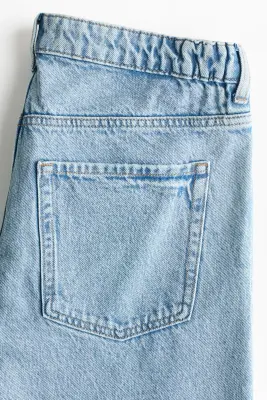 MAMA Wide Low Waist Jeans - Bleu denim — photo 4