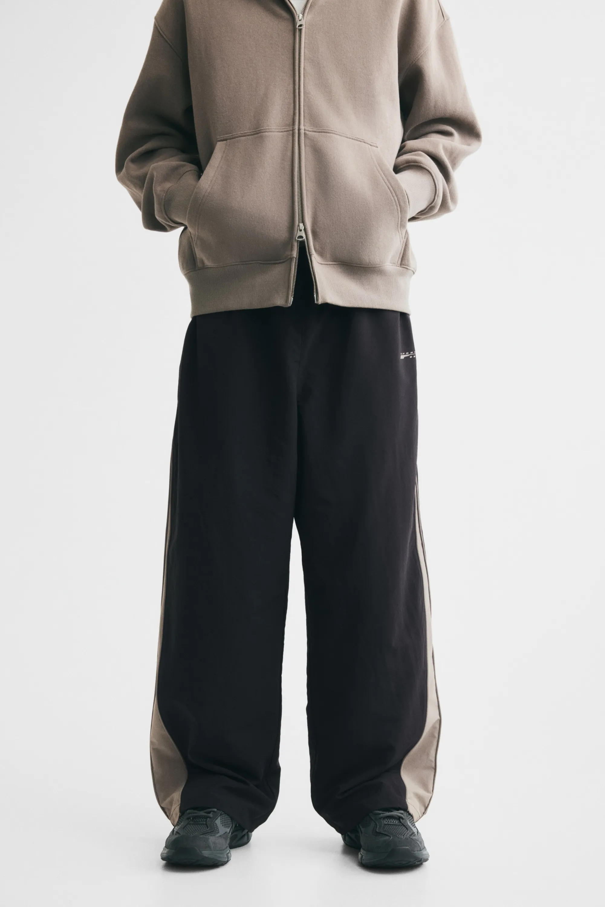 Pantalon de survêtement Loose Fit en nylon - Noir/Sport 92