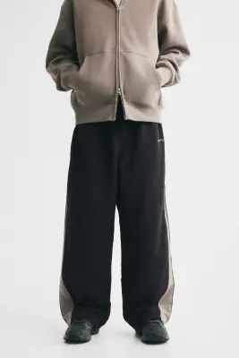 Pantalon de survêtement Loose Fit en nylon - Noir/Sport 92 — photo 1