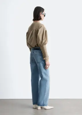 Jean droit - Bleu poudré — photo 3