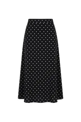 Andi Polka Dot Rayon Skirt — photo 2