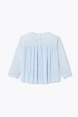 Chemise bouffante unie Femme