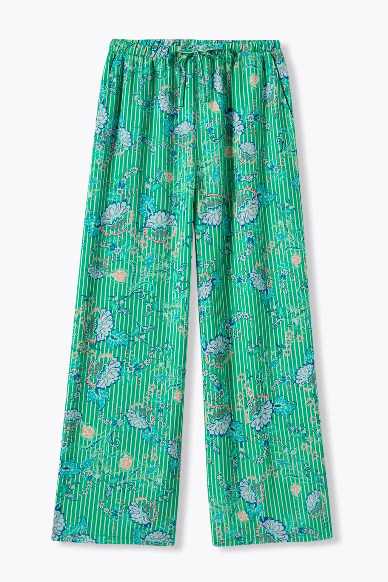 Pantalon large imprimé Femme