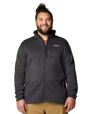 COLUMBIA SWEAT CHINE ZIP Noir — photo 2