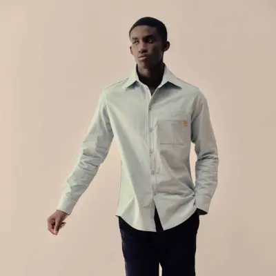 Chemise Pierre bleu ciel — photo 2