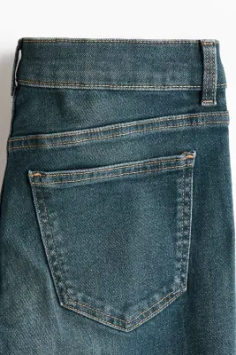 Flared Low Jeans - Bleu denim foncé — photo 4