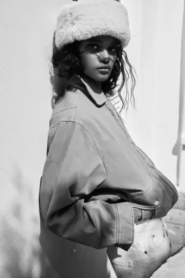 Veste matelassée - Beige foncé — photo 3