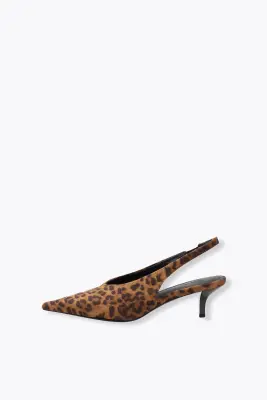 Escarpins slingback léopard — photo 3