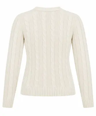 Christina Cotton Cashmere Sweater - Cream — photo 5