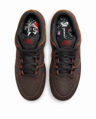 SB Dunk Low Pro Premium Dk Smoke Grey Campfire Orange — photo 3