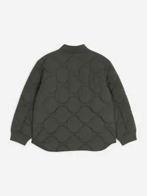 Veste légère matelassée - Vert foncé — photo 2