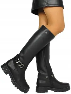 Bottines Remonte D2282-01 Noires - Lacets Grande Pointure Femme — photo 3